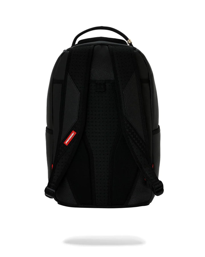 SHARK CENTRAL BLACK EMBROIDERED SHARK BACKPACK