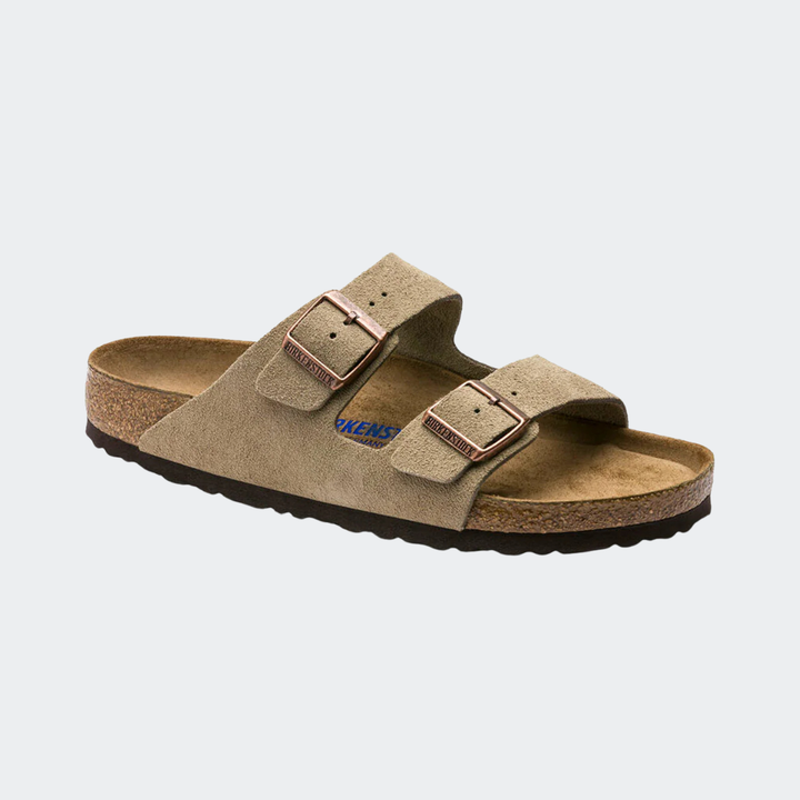 כפכפי בירקנשטוק לנשים אריזונה טיופ | Birkenstock Arizona SFB Taupe