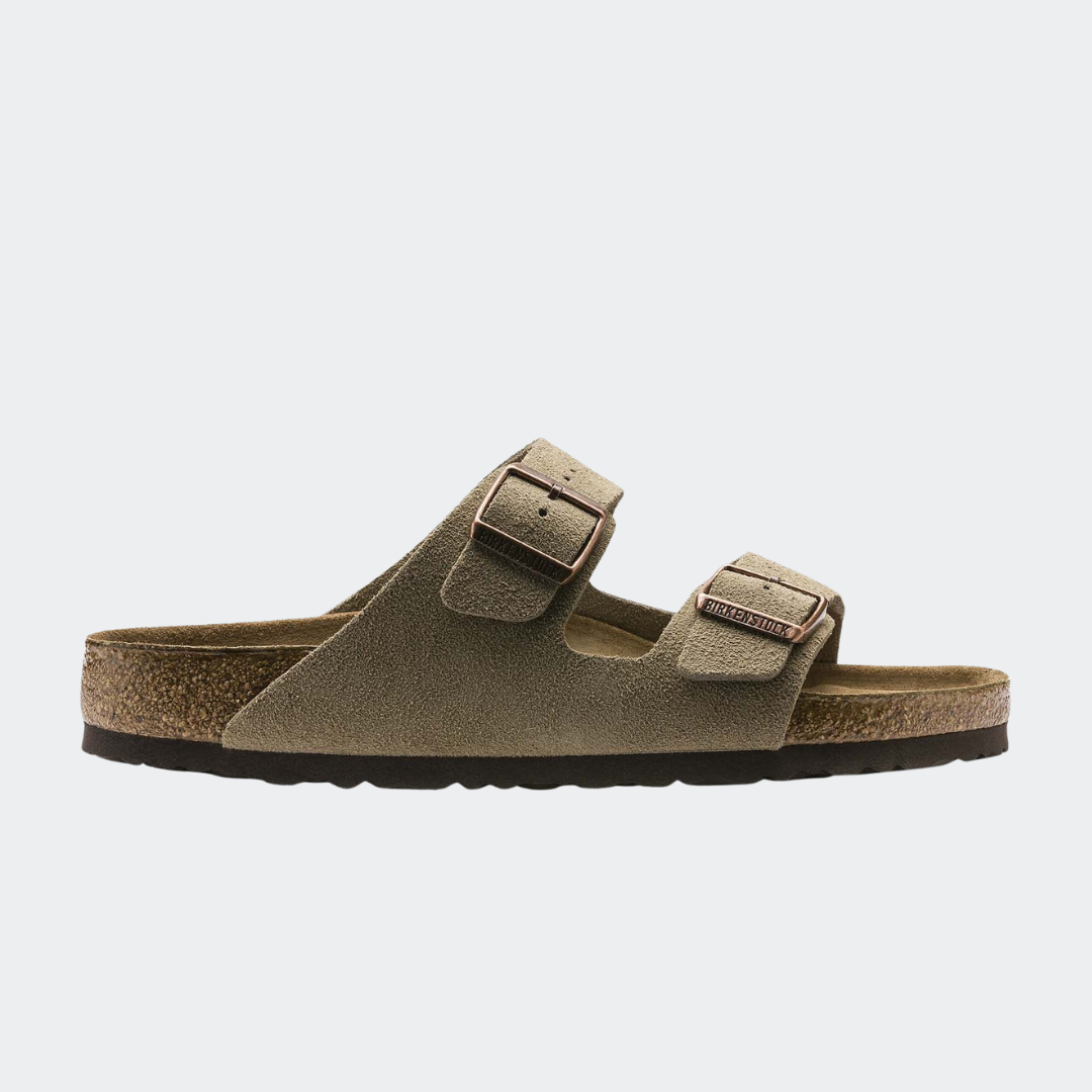 כפכפי בירקנשטוק לנשים אריזונה טיופ | Birkenstock Arizona SFB Taupe