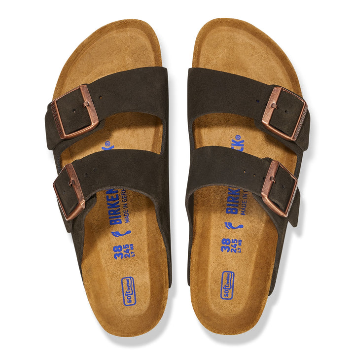 BIRKENSTOCK ARIZONA SUEDE MOCHA
 בירקנשטוק כפכפי נשים אריזונה ז'מש מוקה