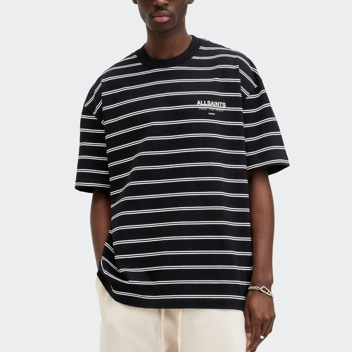 UNDERGROUND STRIPED OVERSIZED T-SHIRT