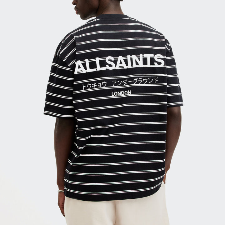 UNDERGROUND STRIPED OVERSIZED T-SHIRT