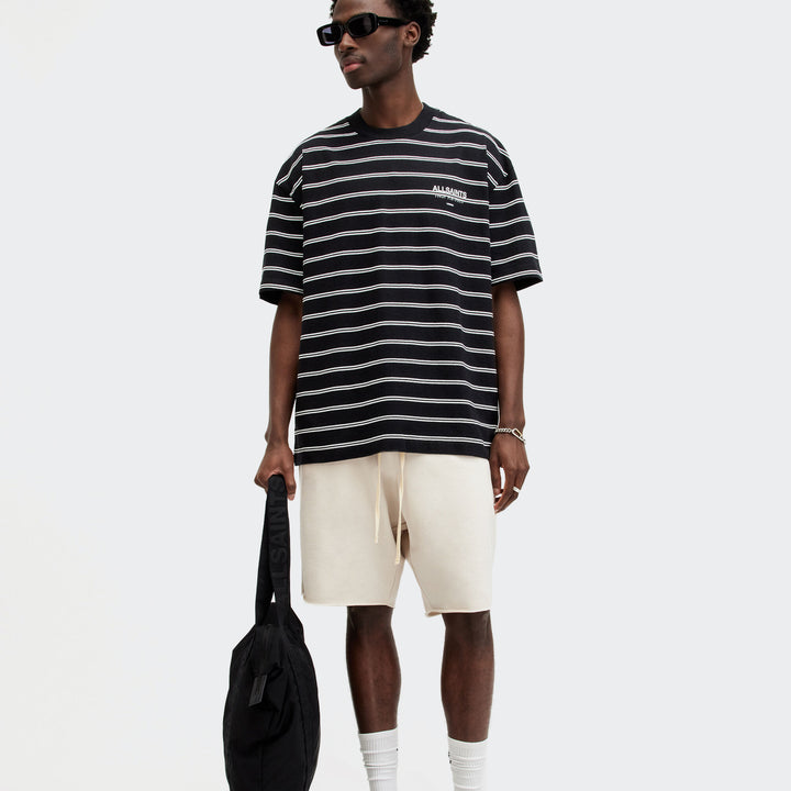 UNDERGROUND STRIPED OVERSIZED T-SHIRT