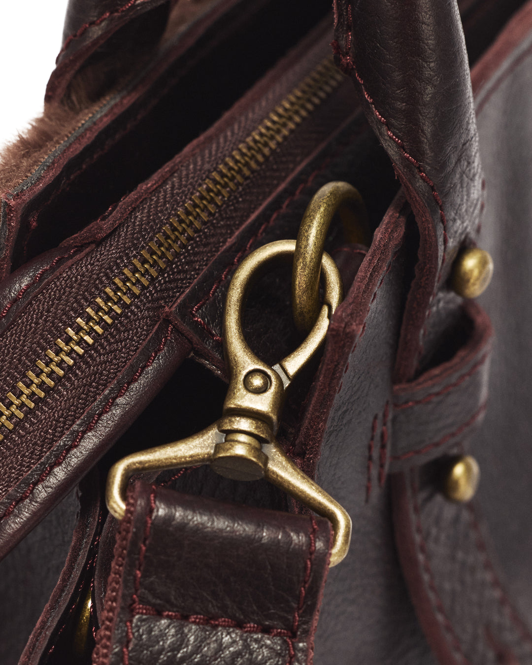 TOP HANDLE OVERDRIVE LEATHER BAG
