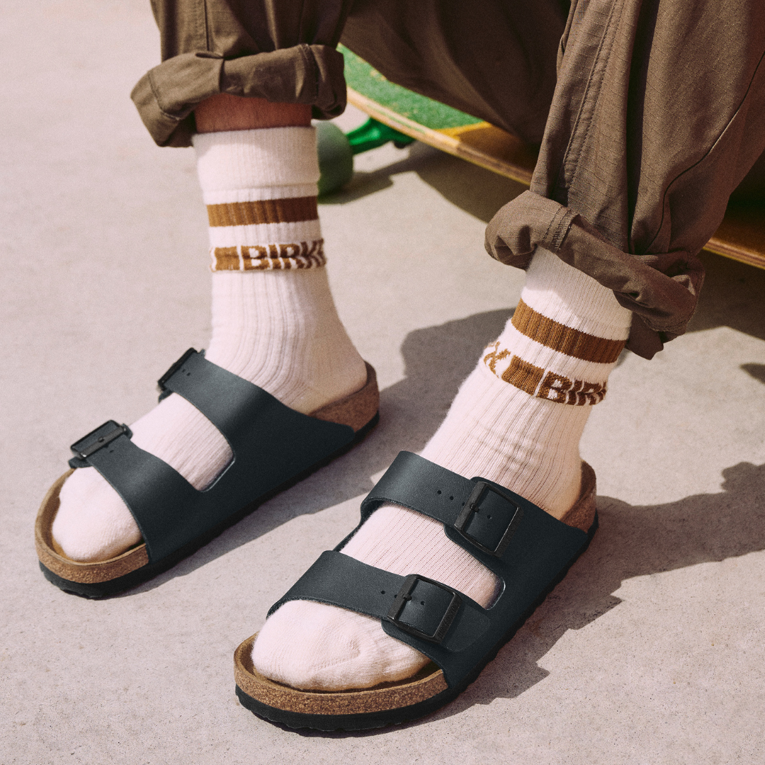 בירקנשטוק כפכפי גברים אריזונה  | Arizona Birko-Flor Black