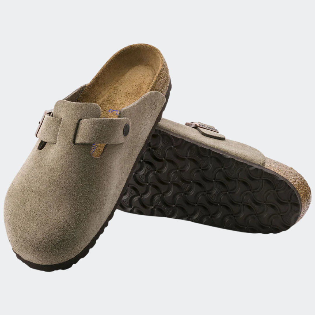 בירקנשטוק כפכפי גברים בוסטון טיופ | Birkenstock Boston BS Taupe