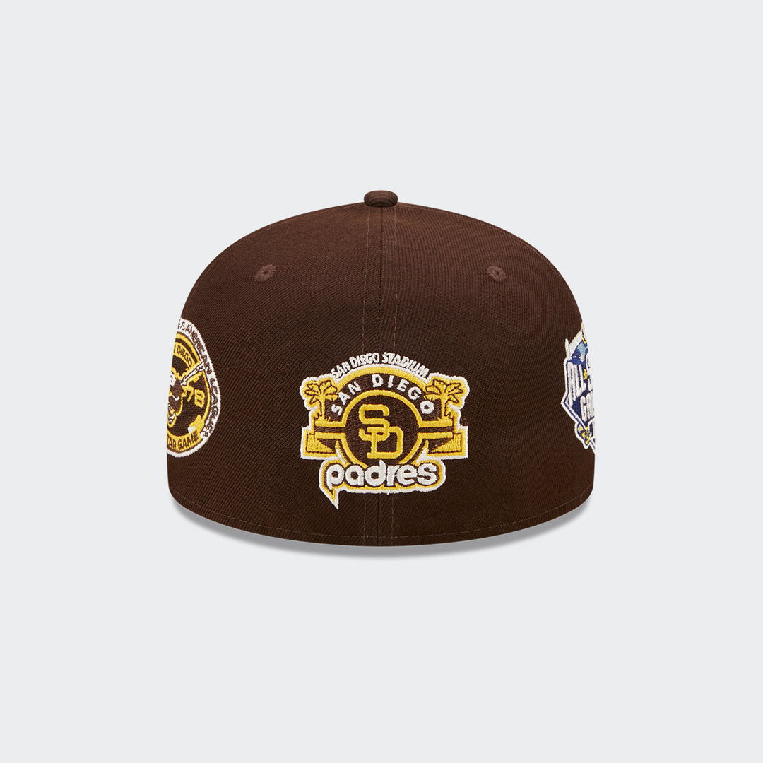 SD PADRES COOPERSTOWN MULTI PATCH 59FIFTY