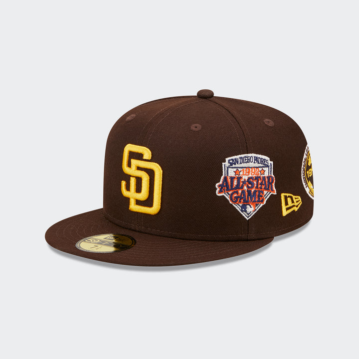 SD PADRES COOPERSTOWN MULTI PATCH 59FIFTY