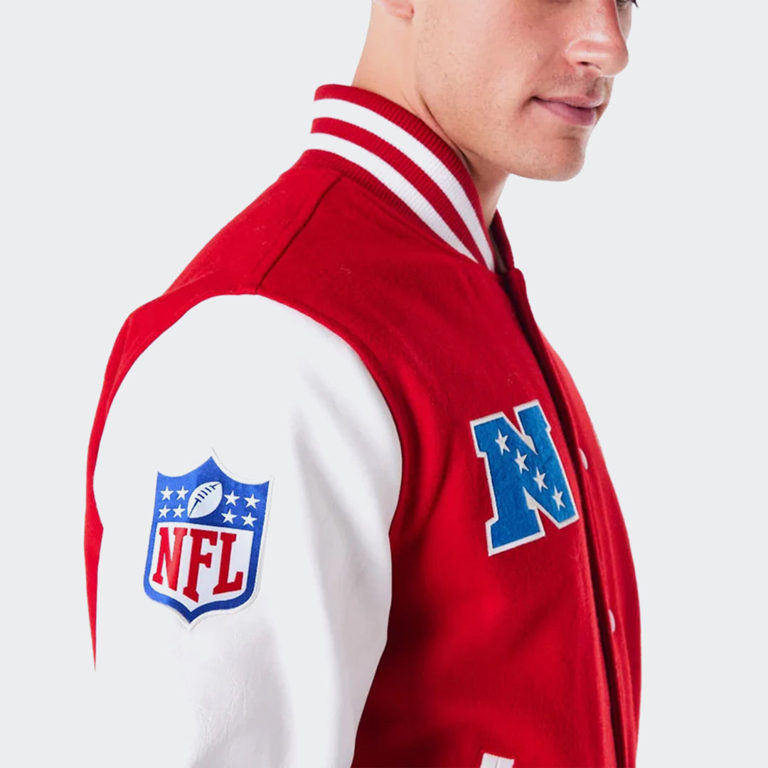 SF 49ERS NFL PATCH VARSITY JACKET