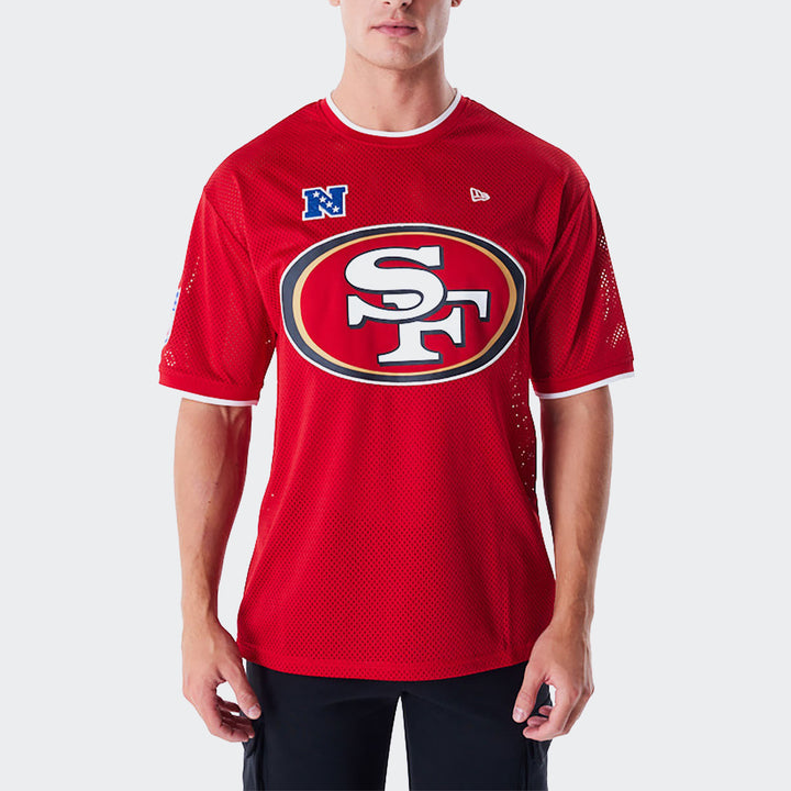 SF 49ERS MESH OVERSIZED T-SHIRT