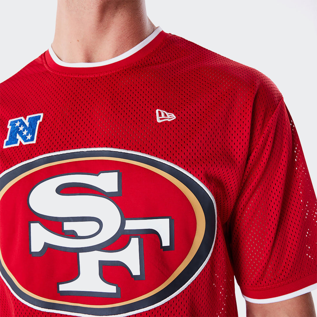 SF 49ERS MESH OVERSIZED T-SHIRT