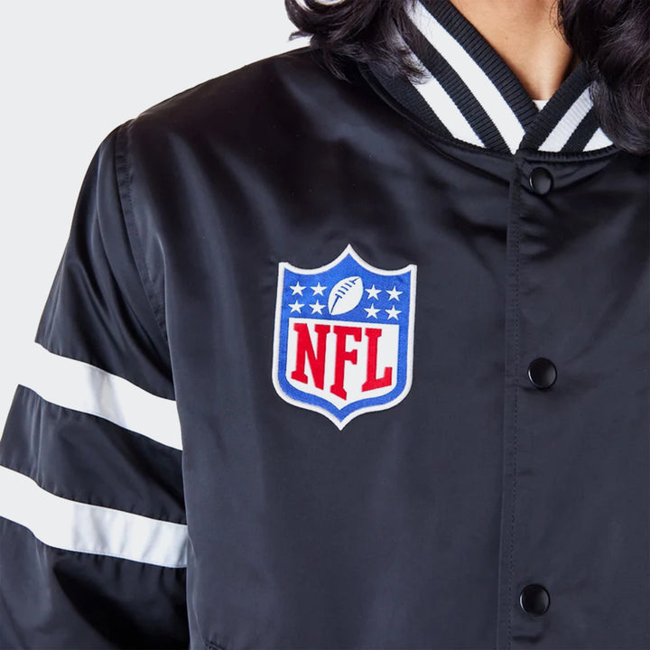 SF 49ERS NFL SATIN BOMBER JACKET