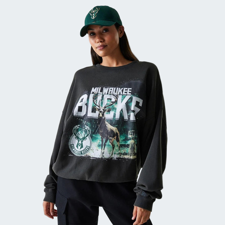 NBA WASHED GRPHC OS CREW