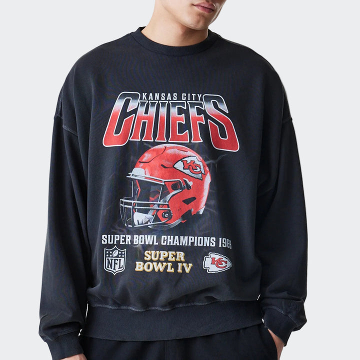 NFL BOXY WASHED CREW