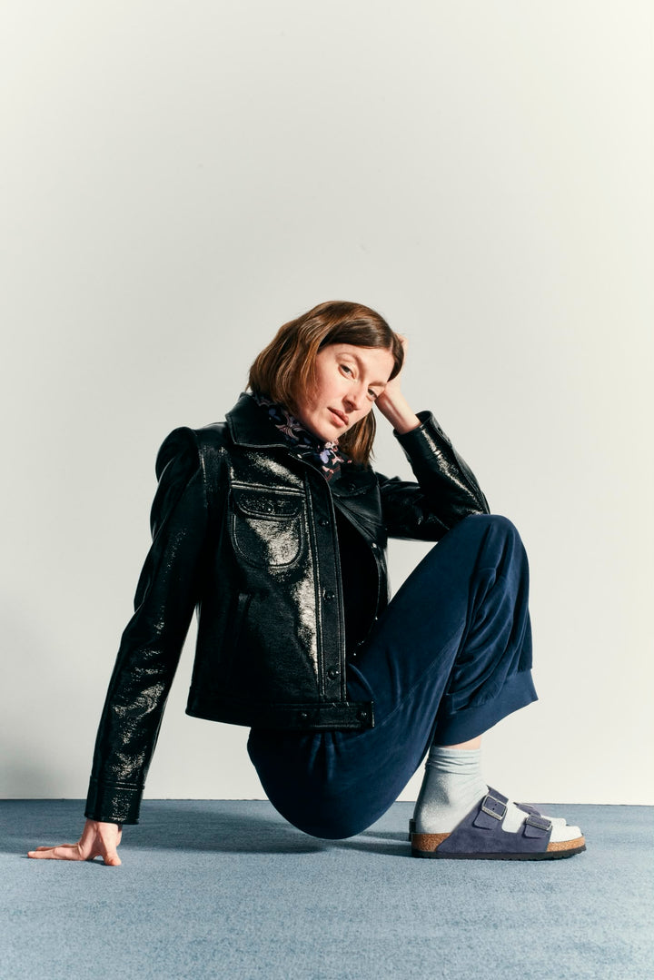 BIRKENSTOCK ARIZONA BS NAVY TONAL כפכפי בירקנשטוק אריזונה לנשים
