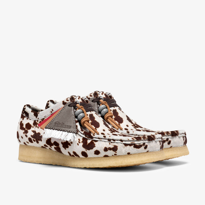 WALLABEE BROWN COW PRINT