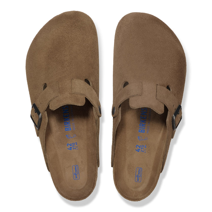BIRKENSTOCK BOSTON BS DARK TEA TONAL כפכפי בירקנשטוק
