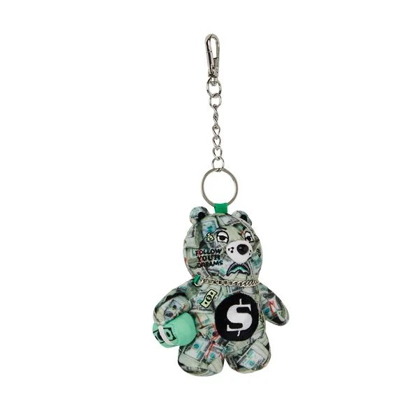 MONEY BANKS BEAR KEYCHAIN