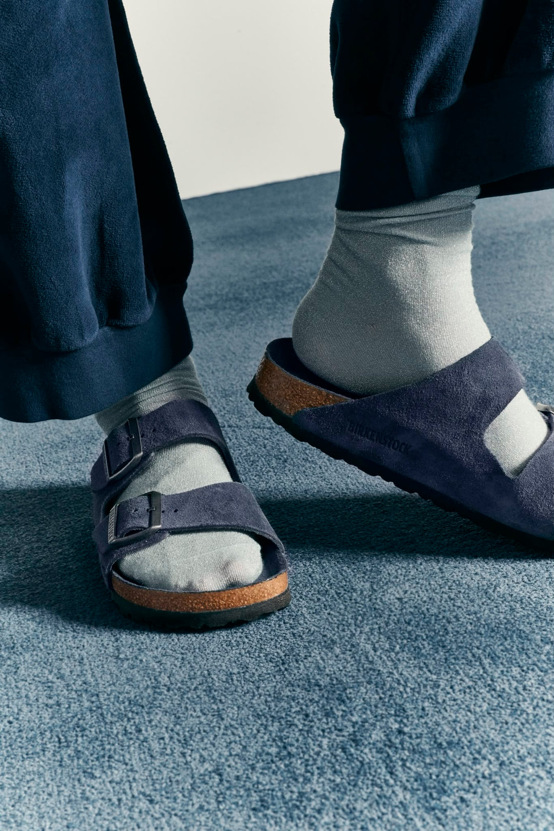 BIRKENSTOCK ARIZONA BS NAVY TONAL כפכפי בירקנשטוק אריזונה לנשים