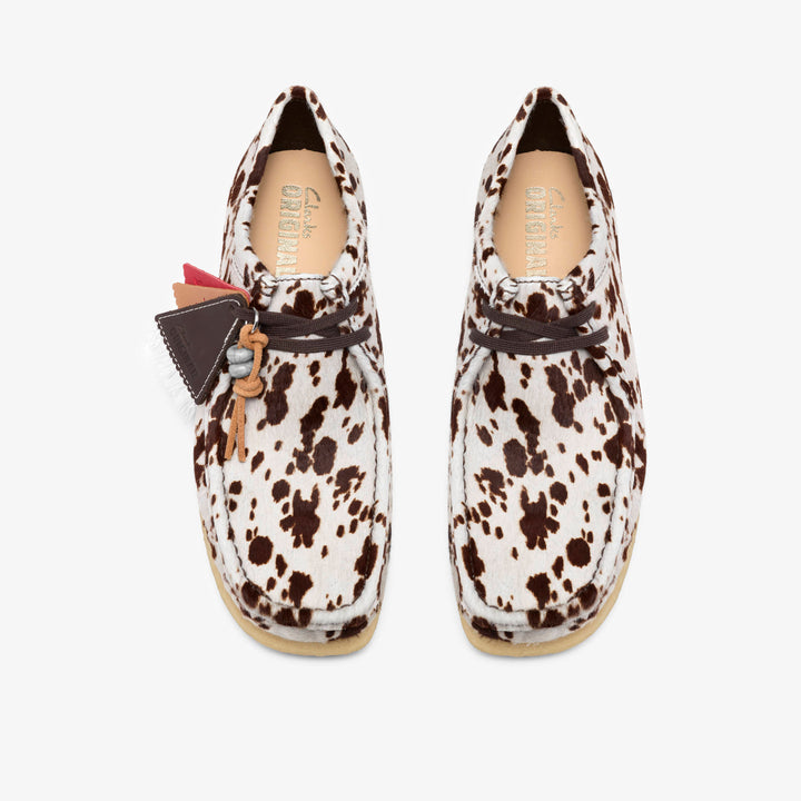 WALLABEE BROWN COW PRINT