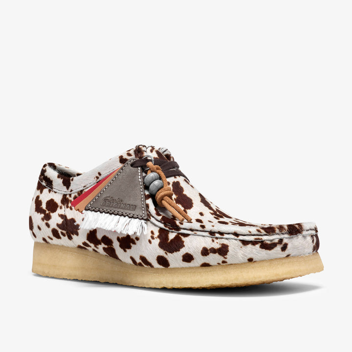 WALLABEE BROWN COW PRINT