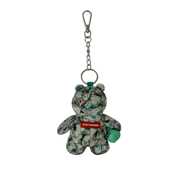 MONEY BANKS BEAR KEYCHAIN
