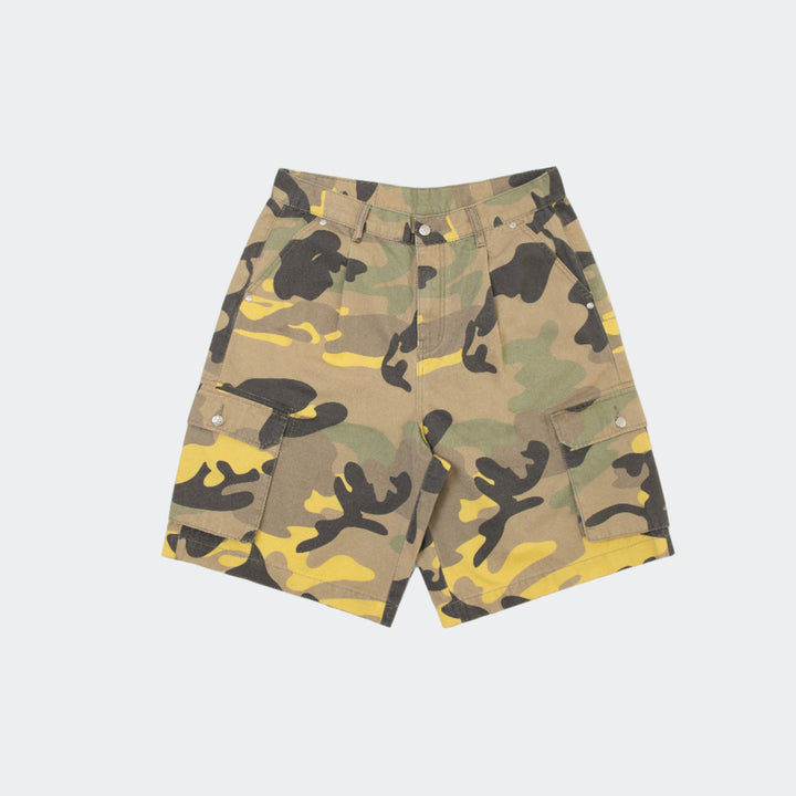 CAMO CARGO SHORTS