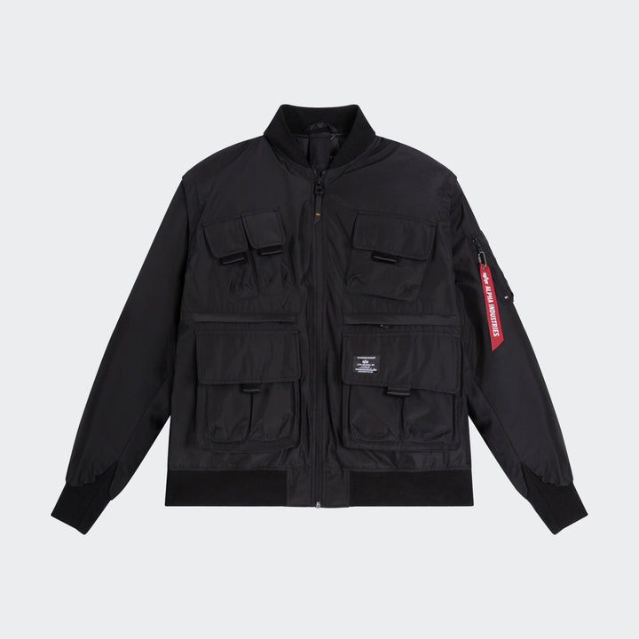 MULTI POCKET BOMBER JACKET