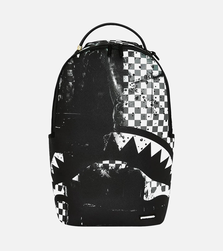 PAINTED OVER CHECK BACKPACK