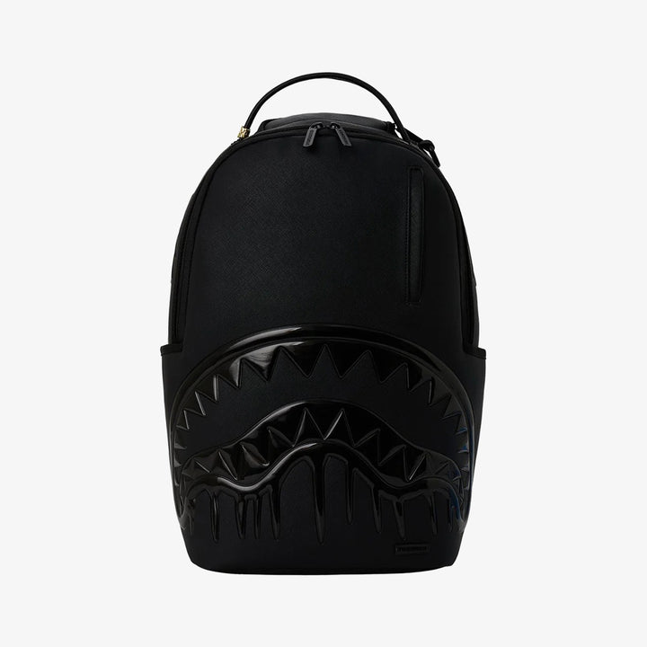 BLACKED OUT METALLIC DRIP BACKPACK