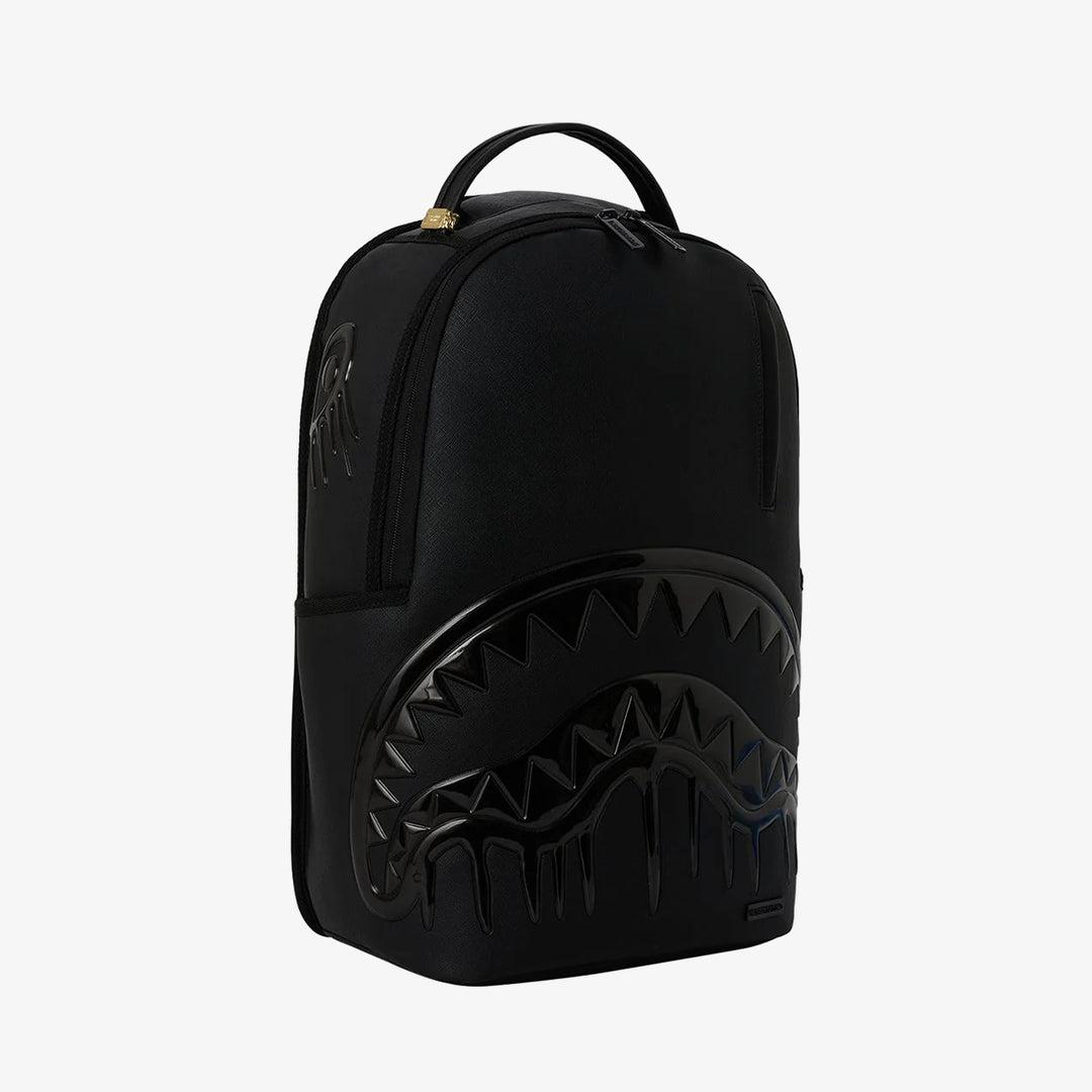 BLACKED OUT METALLIC DRIP BACKPACK