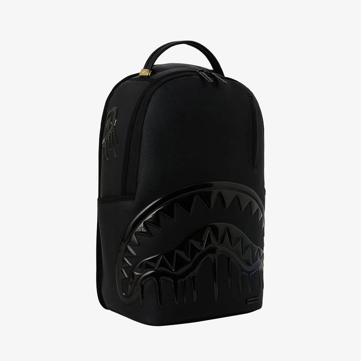 BLACKED OUT METALLIC DRIP BACKPACK