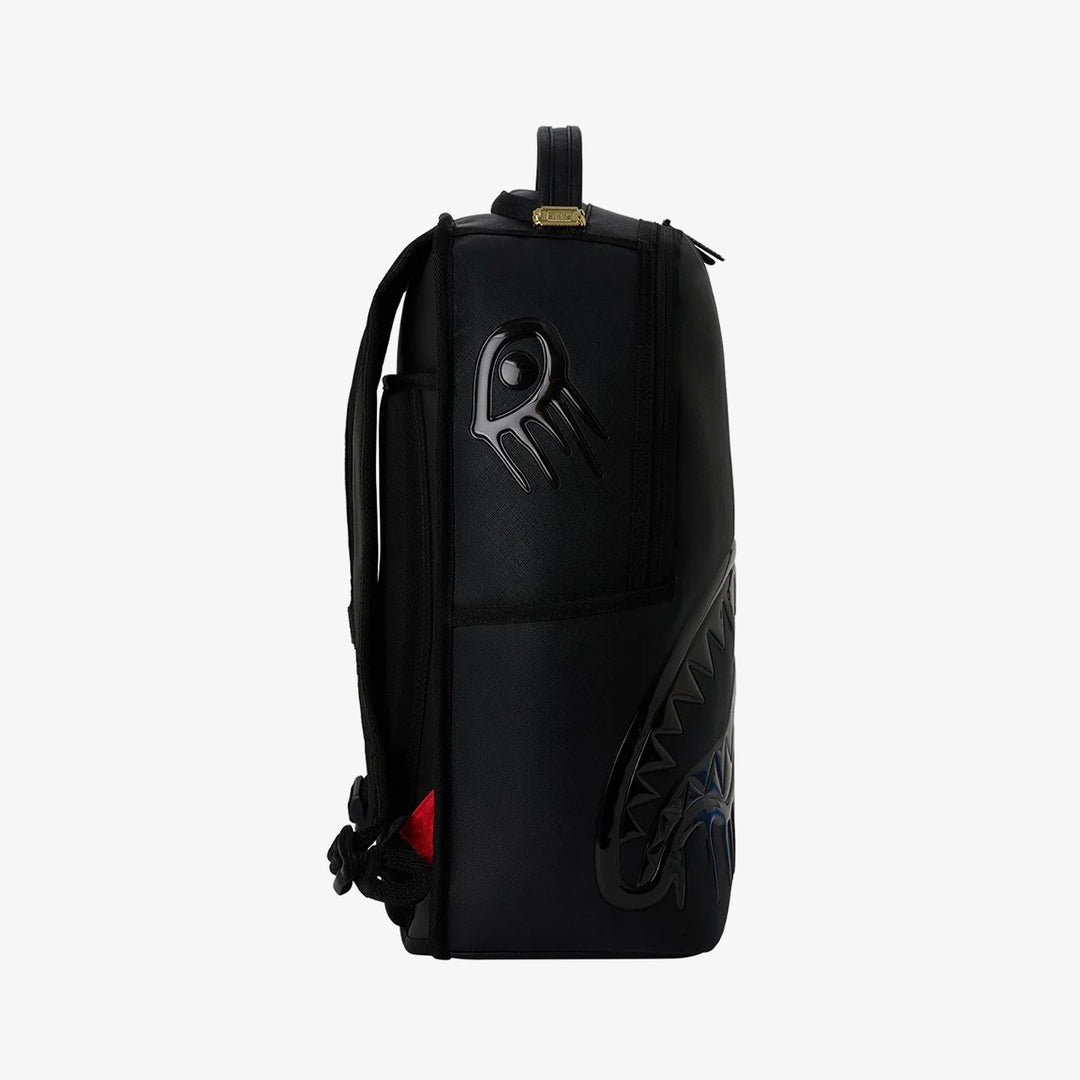BLACKED OUT METALLIC DRIP BACKPACK