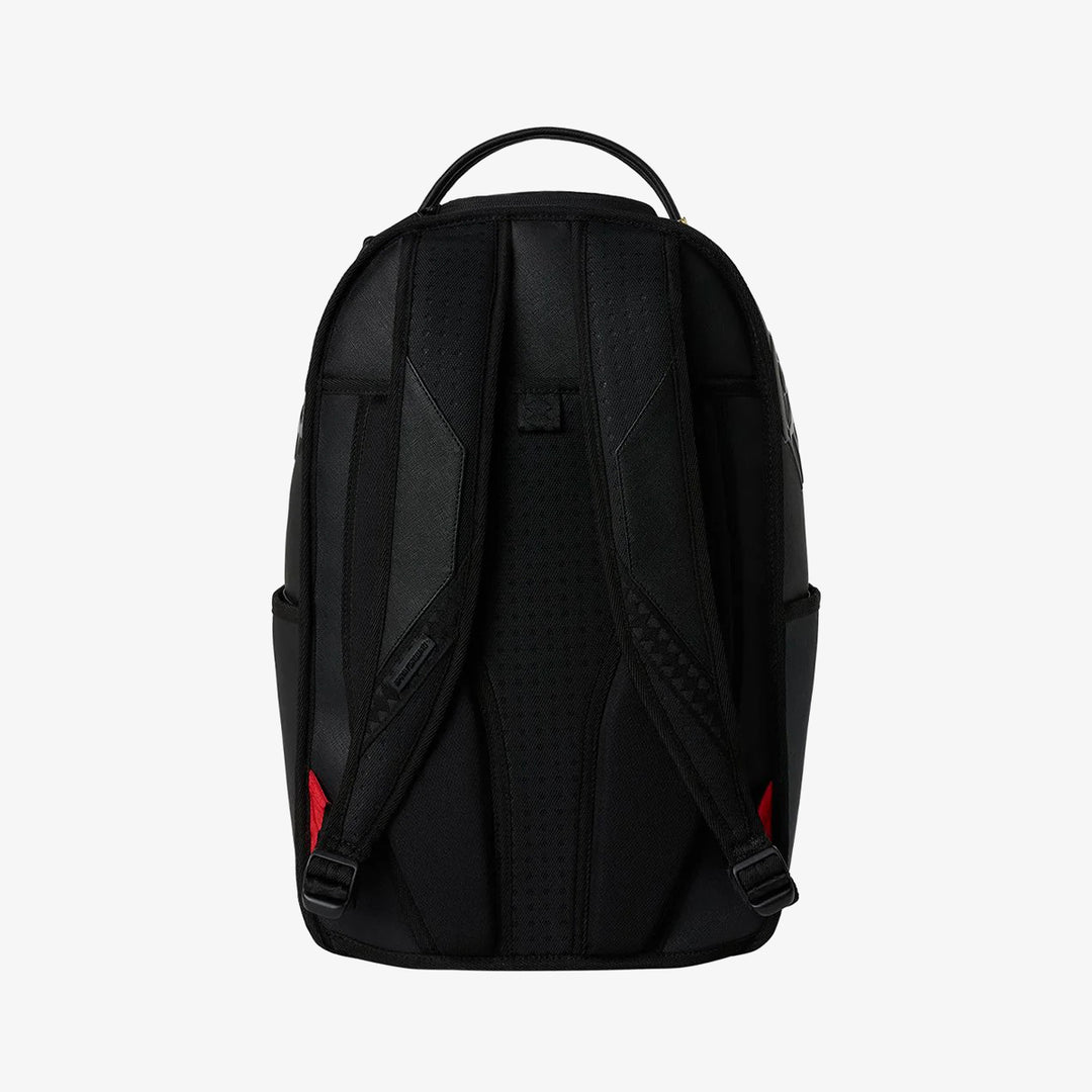 BLACKED OUT METALLIC DRIP BACKPACK
