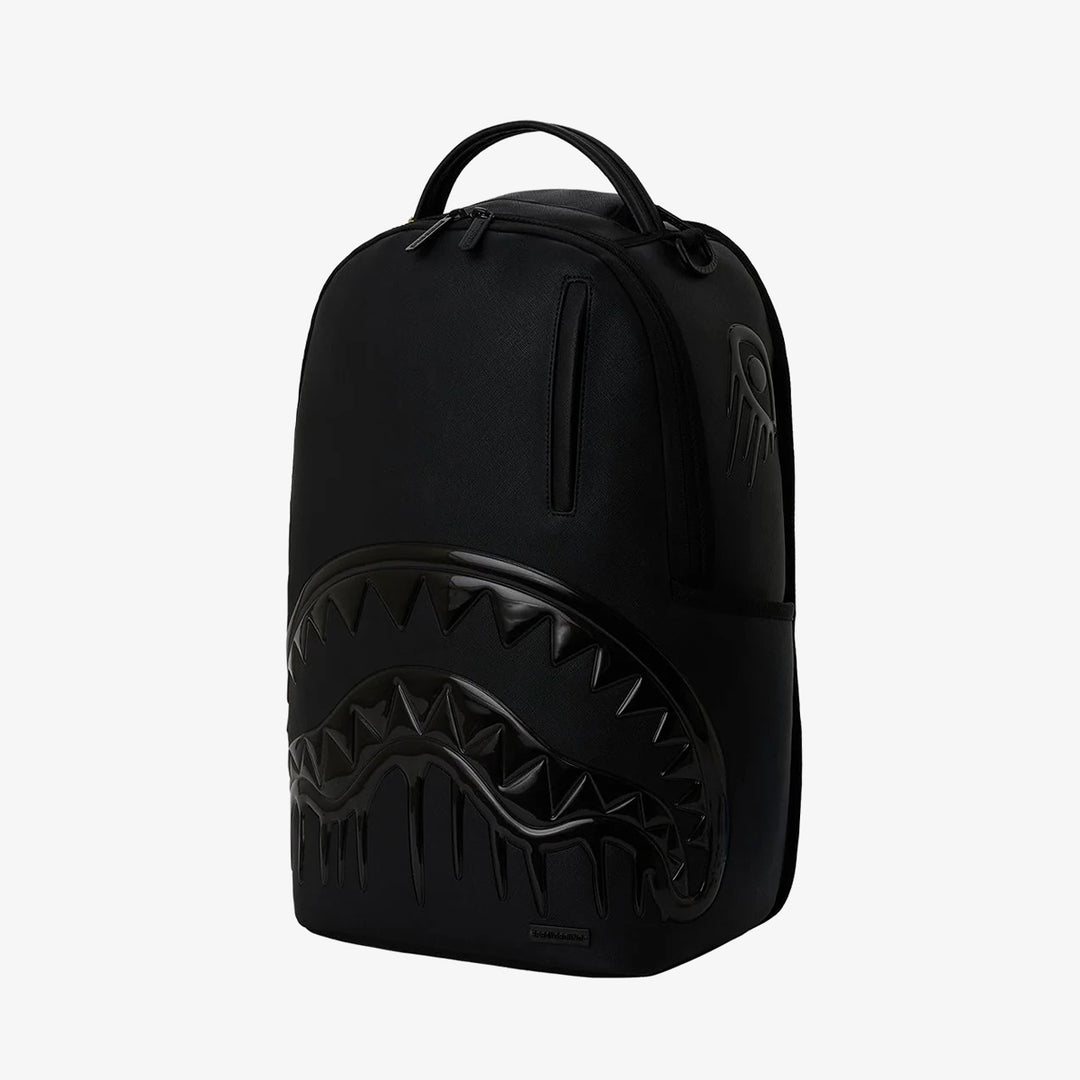 BLACKED OUT METALLIC DRIP BACKPACK