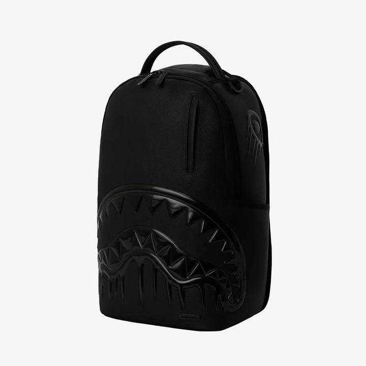 BLACKED OUT METALLIC DRIP BACKPACK