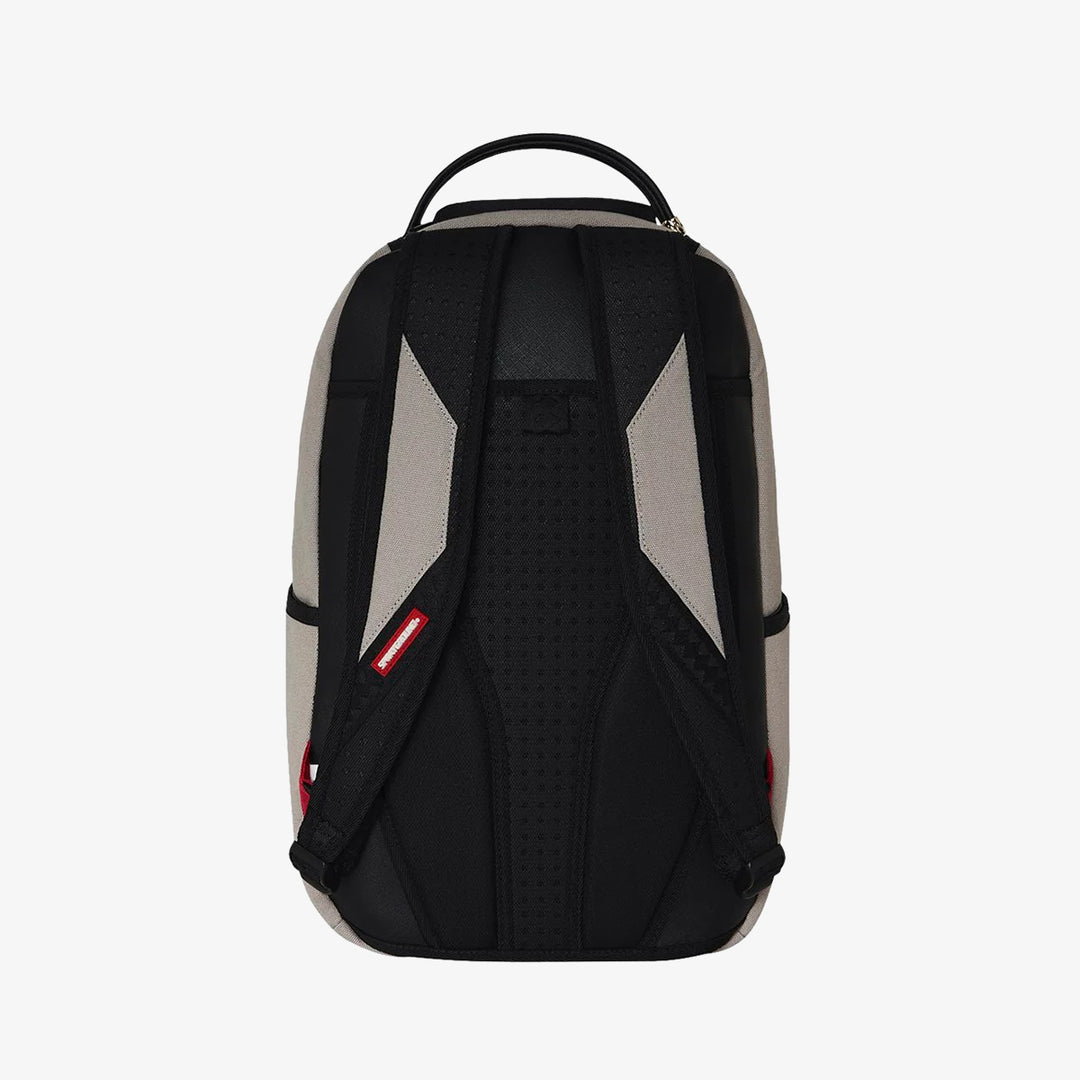 CREAM DENIM TEAR SHARK BACKPACK
