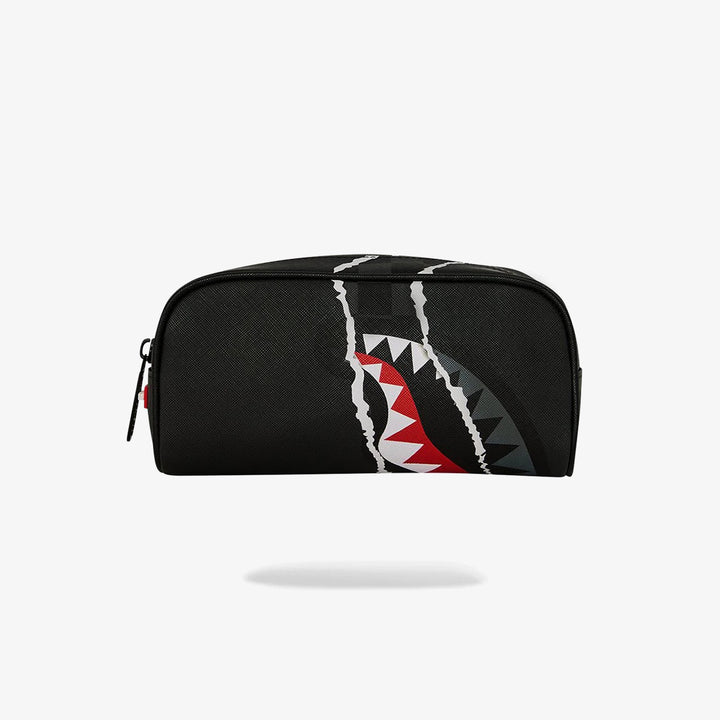 CENTER RIP REVEALING GRAY CHECK POUCH