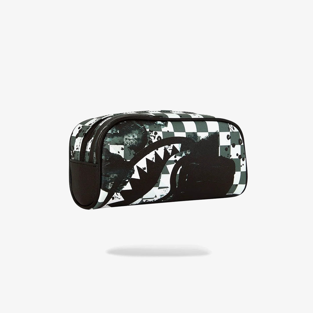 PAINTED OVER CHECK POUCH