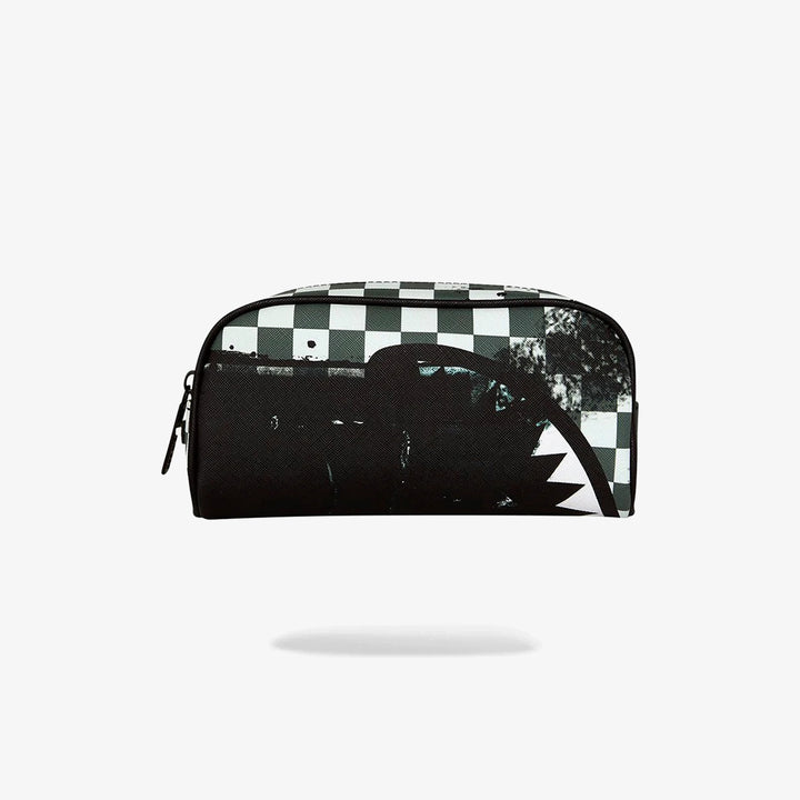 PAINTED OVER CHECK POUCH