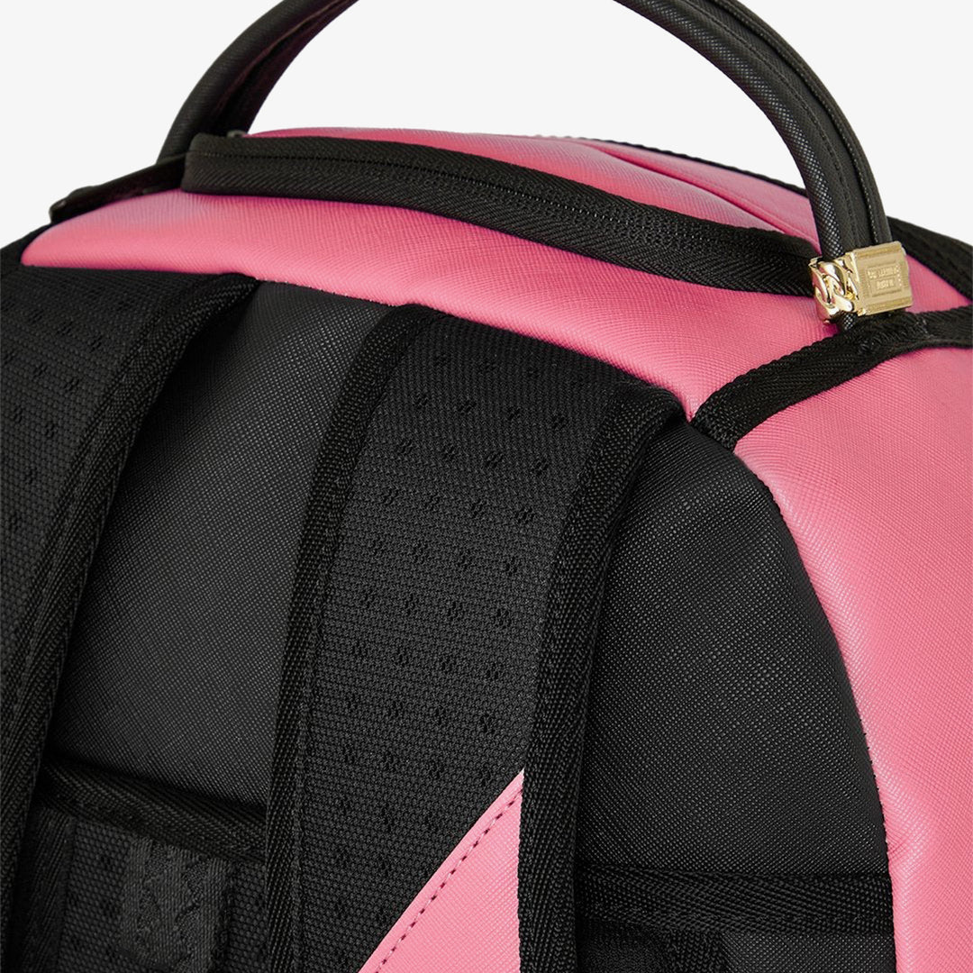 SHARK CENTRAL PINK EMBROIDERED SHARK BACKPACK