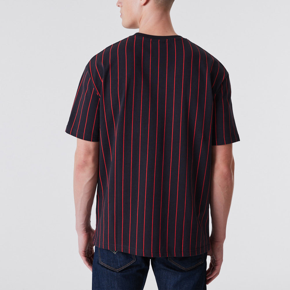 NEW ERA NE PINSTRIPE OS TEE NEWERA, Rust Men's T-shirt