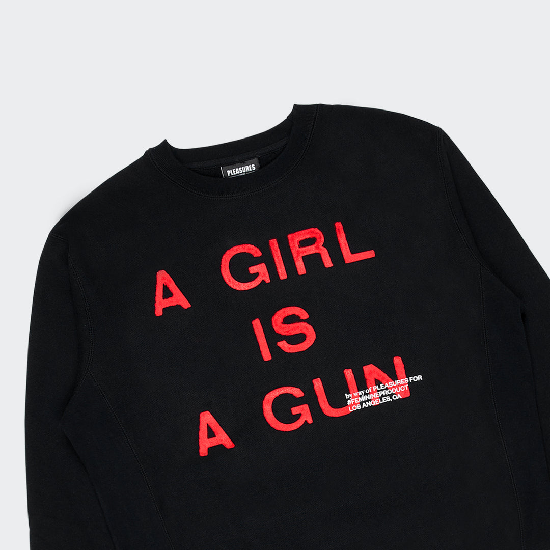 GIRL IS A GUN CREWNECK