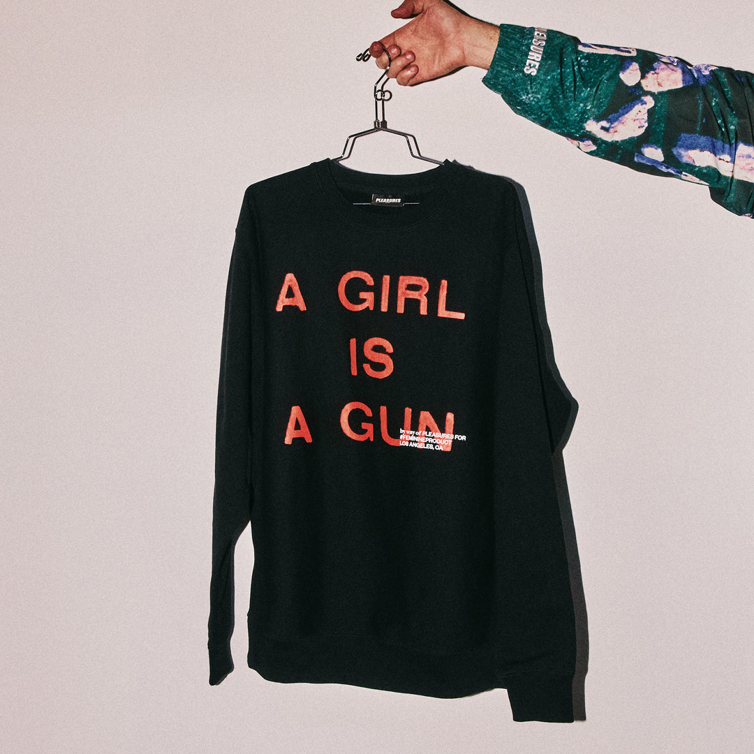 GIRL IS A GUN CREWNECK